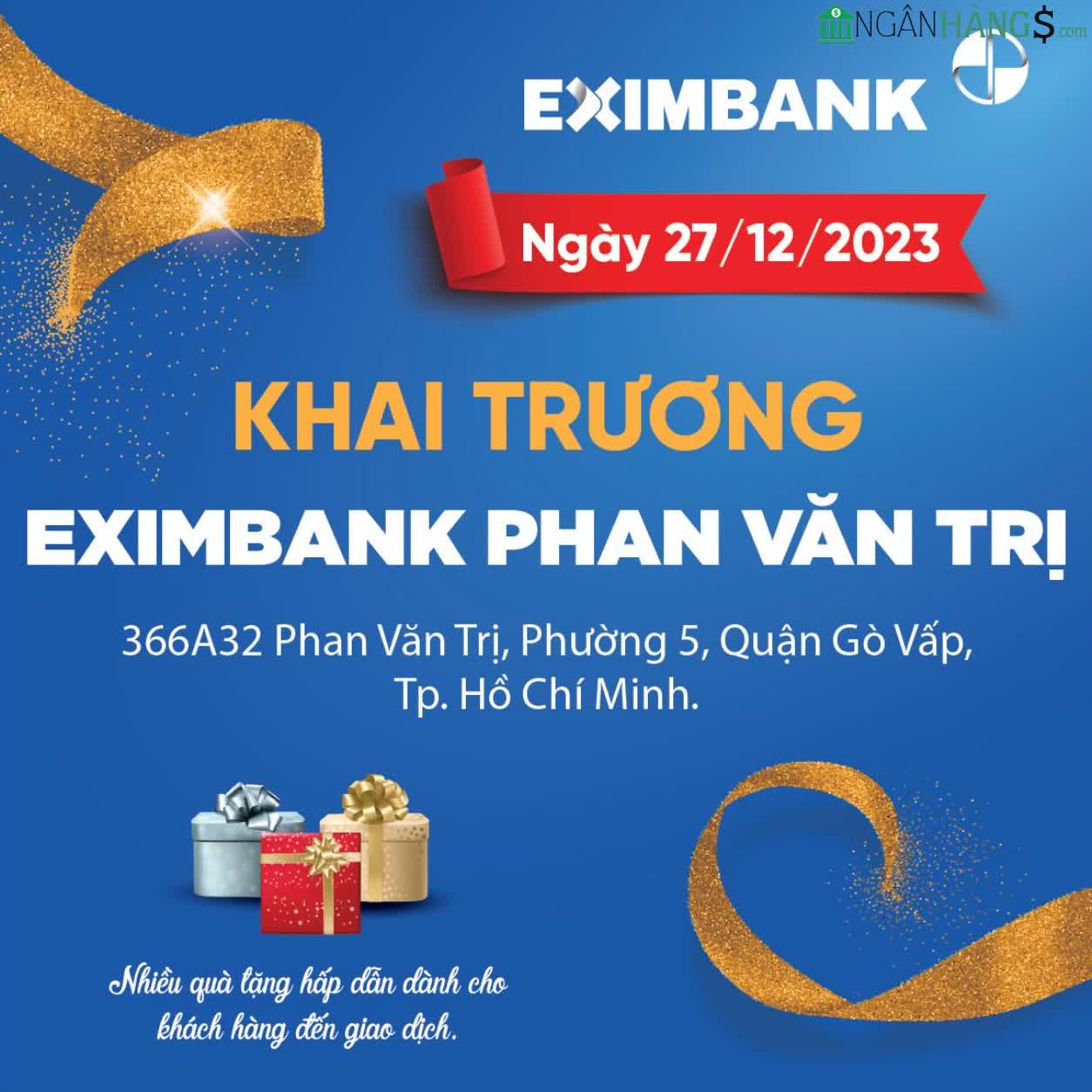 Ảnh Ngân hàng Xuất Nhập Khẩu Eximbank Phòng giao dịch Phan Văn Trị 1